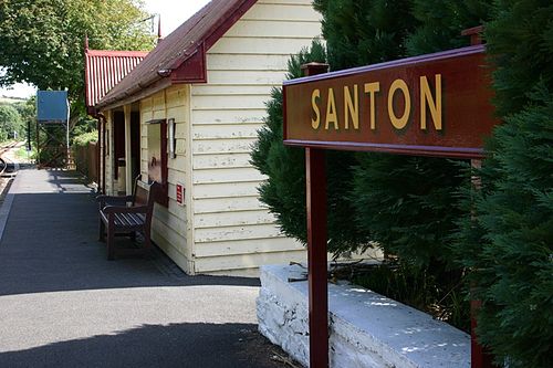 Santon railway station